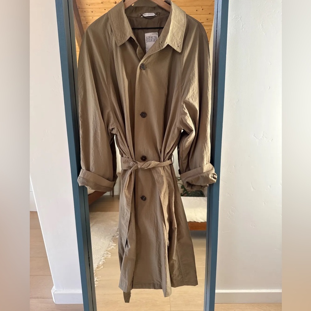 Vintage Tan Trench Coat
